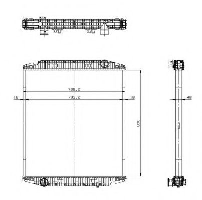 Imagine Radiator, racire motor NRF 519567