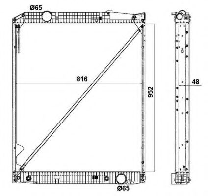 Imagine Radiator, racire motor NRF 519577