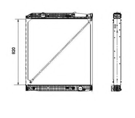 Imagine Radiator, racire motor NRF 519579