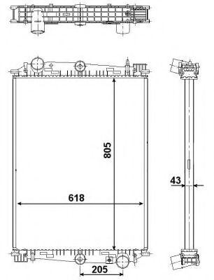 Imagine Radiator, racire motor NRF 519585