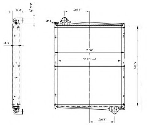 Imagine Radiator, racire motor NRF 519598