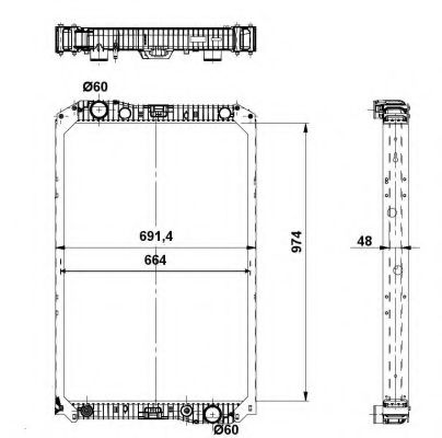 Imagine Radiator, racire motor NRF 519720