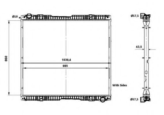 Imagine Radiator, racire motor NRF 519739