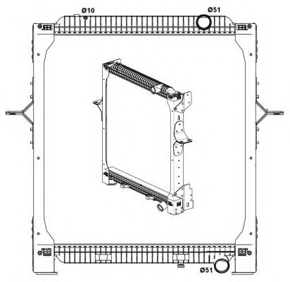 Imagine Radiator, racire motor NRF 519798