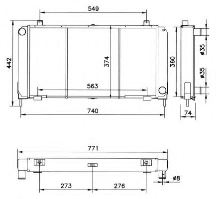 Imagine Radiator, racire motor NRF 52005