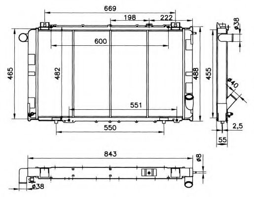 Imagine Radiator, racire motor NRF 52009