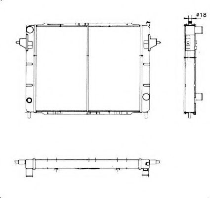 Imagine Radiator, racire motor NRF 52018