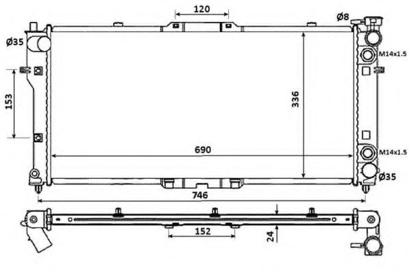 Imagine Radiator, racire motor NRF 52027