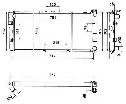 Imagine Radiator, racire motor NRF 52031