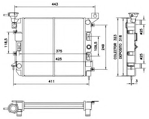 Imagine Radiator, racire motor NRF 52039