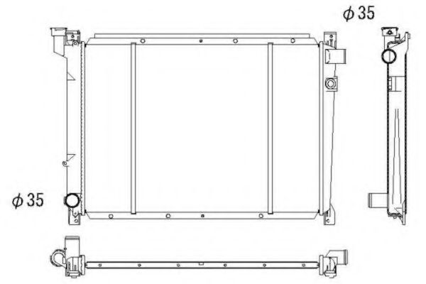 Imagine Radiator, racire motor NRF 52050