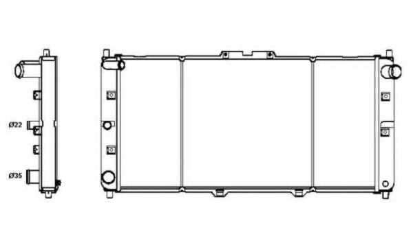 Imagine Radiator, racire motor NRF 52121