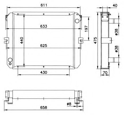 Imagine Radiator, racire motor NRF 52202