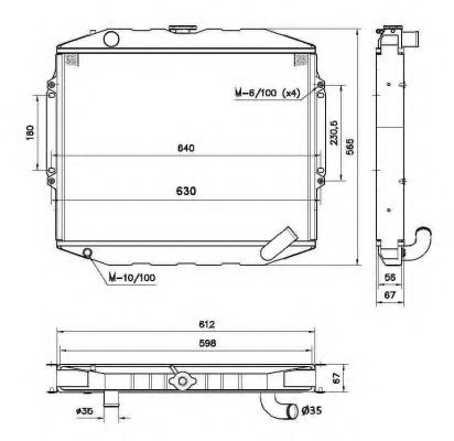 Imagine Radiator, racire motor NRF 52282