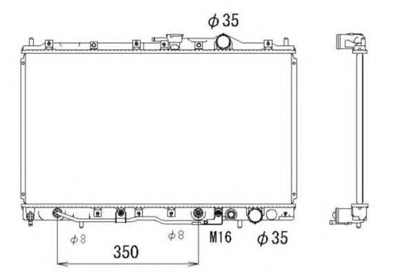 Imagine Radiator, racire motor NRF 526658