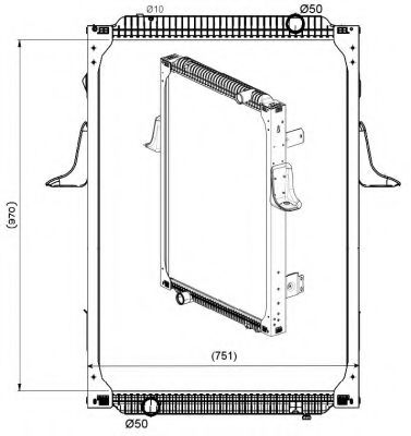 Imagine Radiator, racire motor NRF 529564