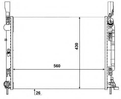 Imagine Radiator, racire motor NRF 53001