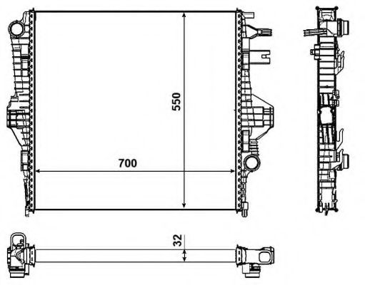 Imagine Radiator, racire motor NRF 53005