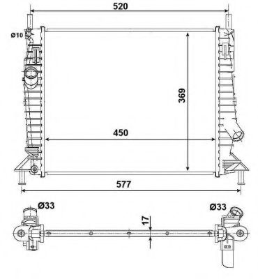 Imagine Radiator, racire motor NRF 53028