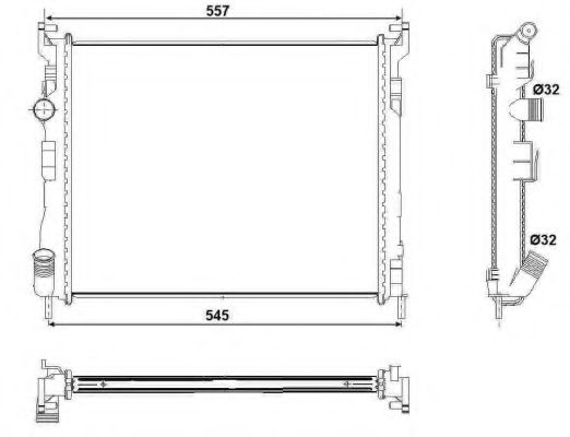 Imagine Radiator, racire motor NRF 53032