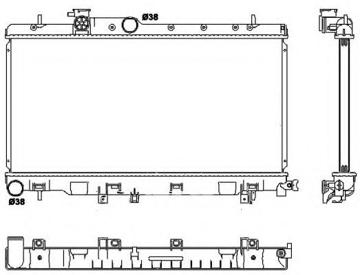 Imagine Radiator, racire motor NRF 53038