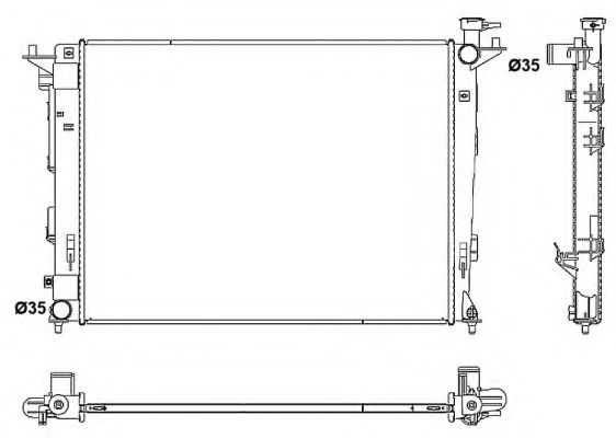 Imagine Radiator, racire motor NRF 53052