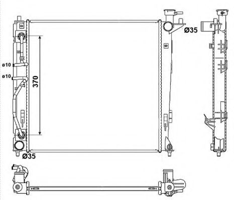 Imagine Radiator, racire motor NRF 53053