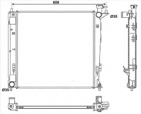 Imagine Radiator, racire motor NRF 53054