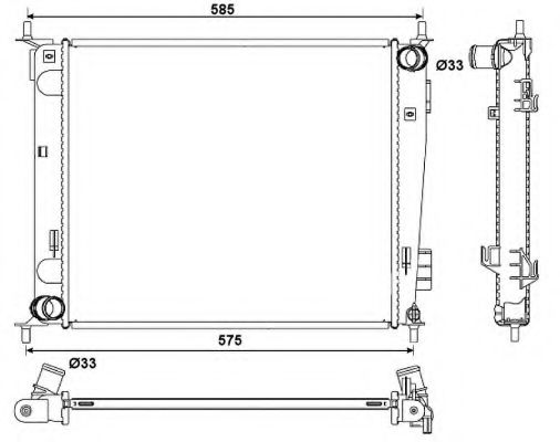 Imagine Radiator, racire motor NRF 53057