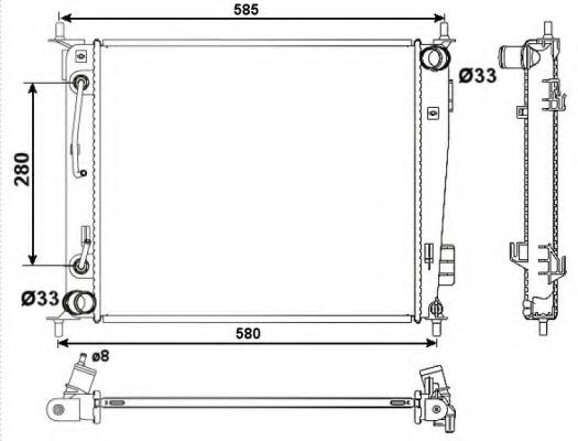 Imagine Radiator, racire motor NRF 53058