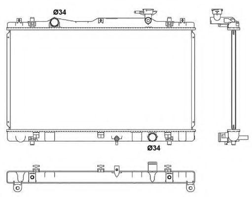 Imagine Radiator, racire motor NRF 53062