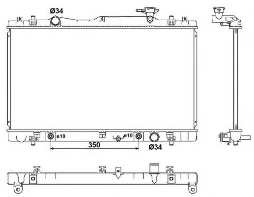 Imagine Radiator, racire motor NRF 53063