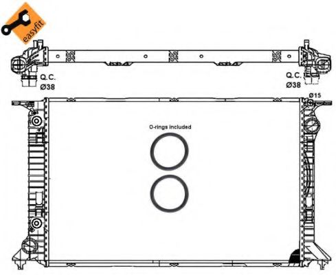 Imagine Radiator, racire motor NRF 53065