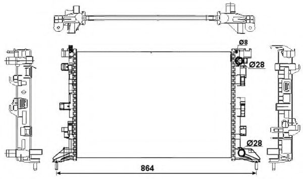 Imagine Radiator, racire motor NRF 53066