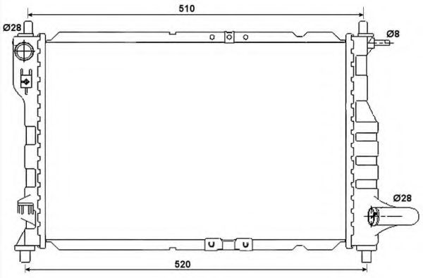 Imagine Radiator, racire motor NRF 53068