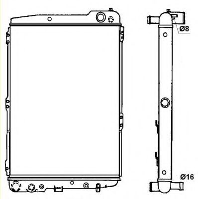 Imagine Radiator, racire motor NRF 53071