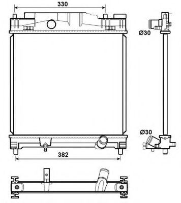 Imagine Radiator, racire motor NRF 53072