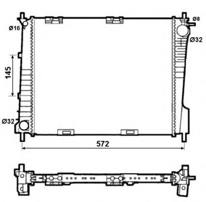 Imagine Radiator, racire motor NRF 53077