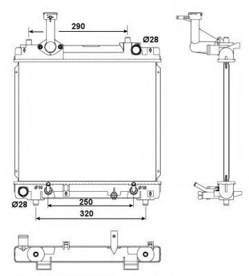 Imagine Radiator, racire motor NRF 53079