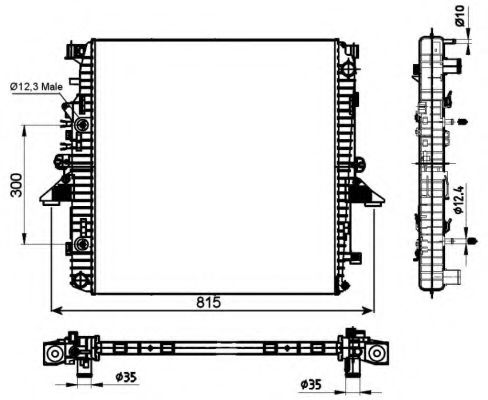 Imagine Radiator, racire motor NRF 53097