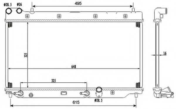 Imagine Radiator, racire motor NRF 53110