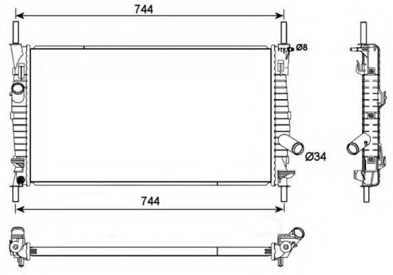 Imagine Radiator, racire motor NRF 53111