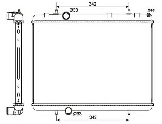 Imagine Radiator, racire motor NRF 53112