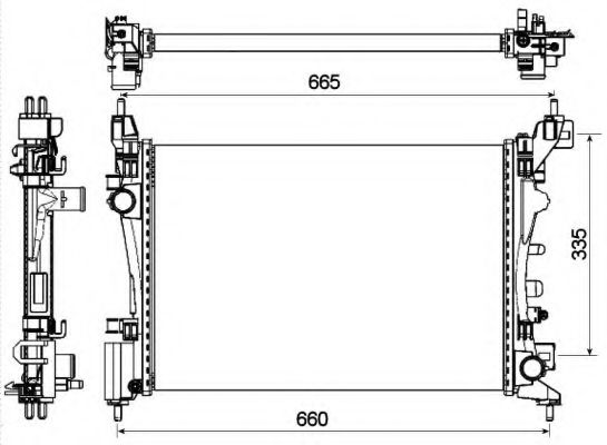 Imagine Radiator, racire motor NRF 53115