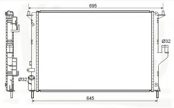 Imagine Radiator, racire motor NRF 53118