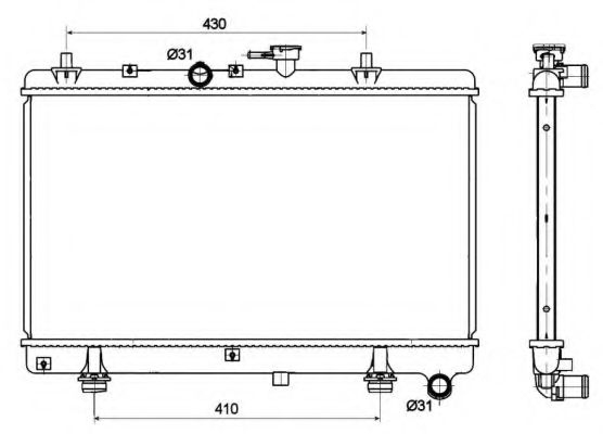 Imagine Radiator, racire motor NRF 53121