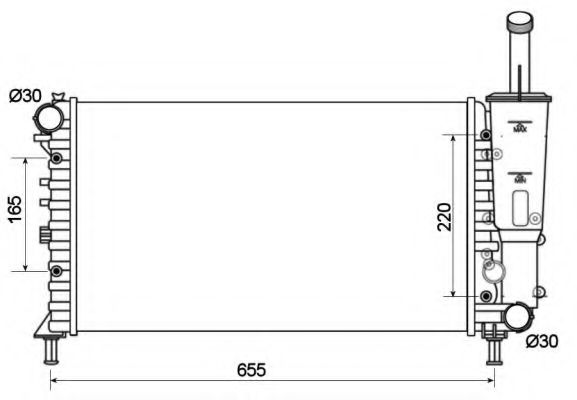 Imagine Radiator, racire motor NRF 53124