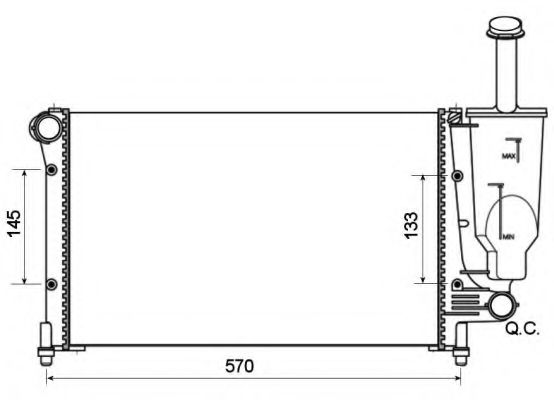 Imagine Radiator, racire motor NRF 53128