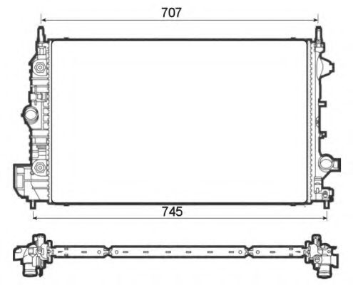 Imagine Radiator, racire motor NRF 53132