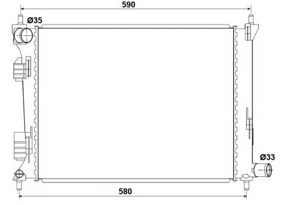 Imagine Radiator, racire motor NRF 53166